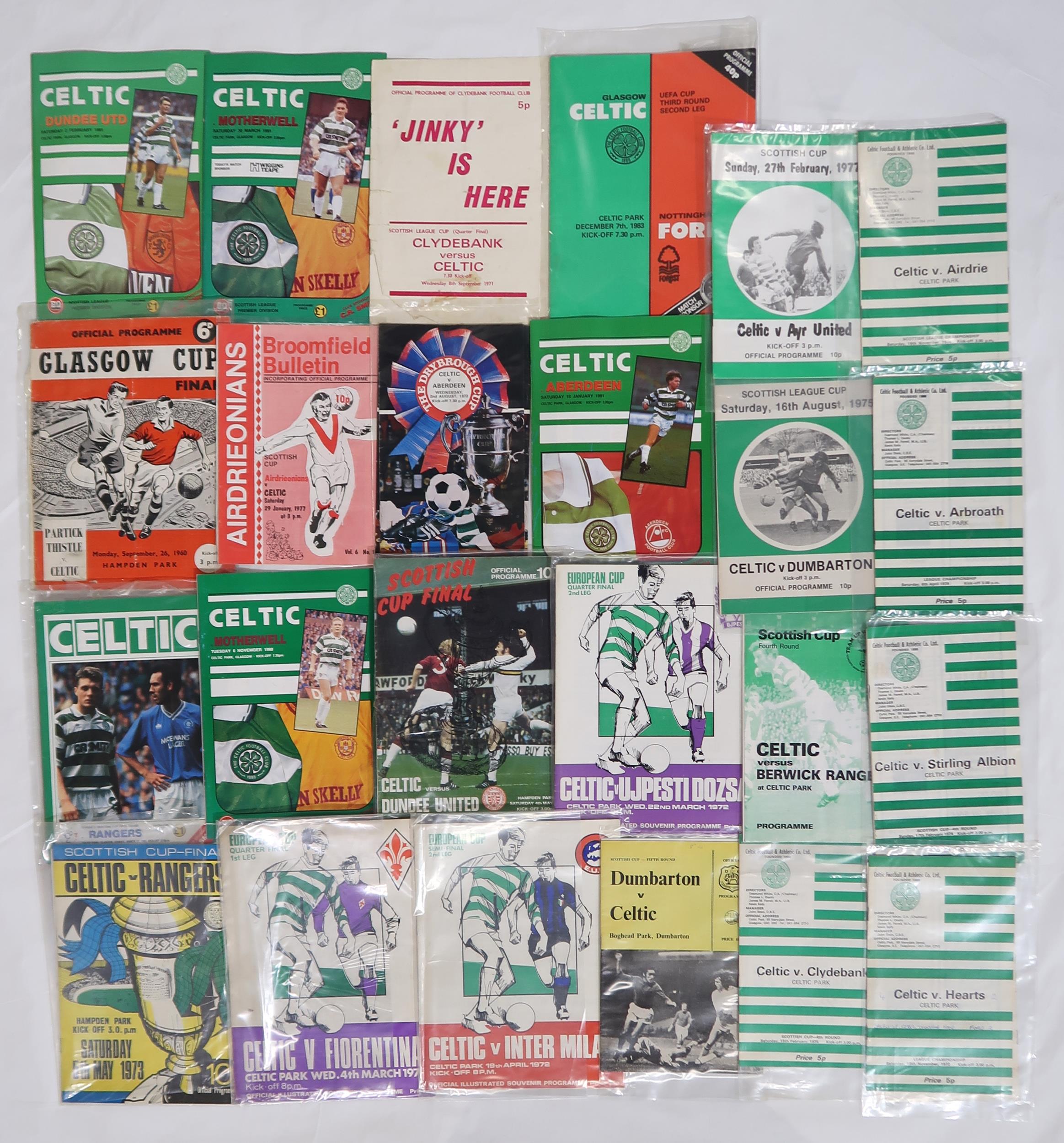 An extensive collection of Celtic F.C. match programmes, ranging in date from the 1970s-1990s, - Image 2 of 5