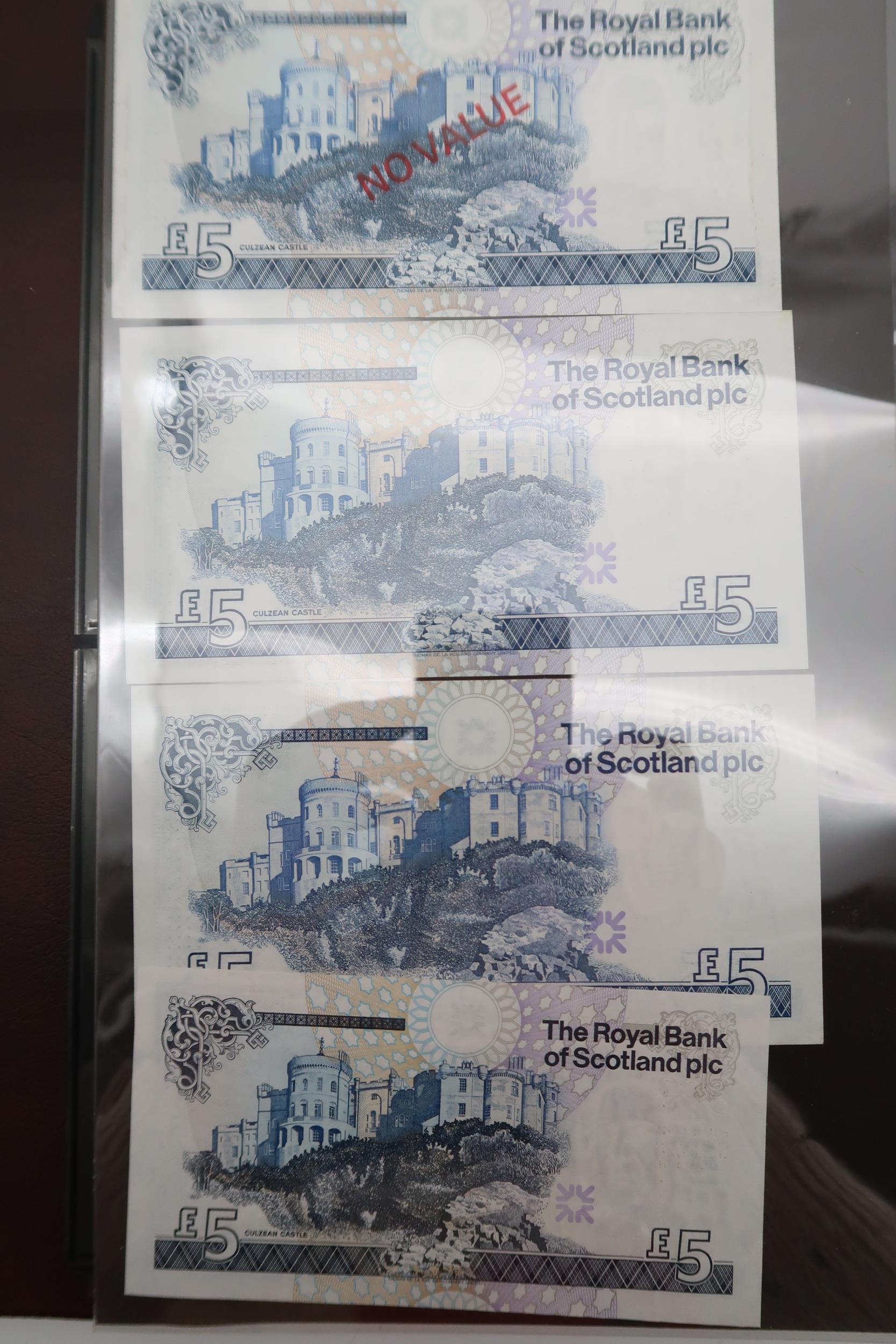 The Royal Bank of Scotland  a collection of banknotes to include specimen examples all denominations - Image 9 of 17