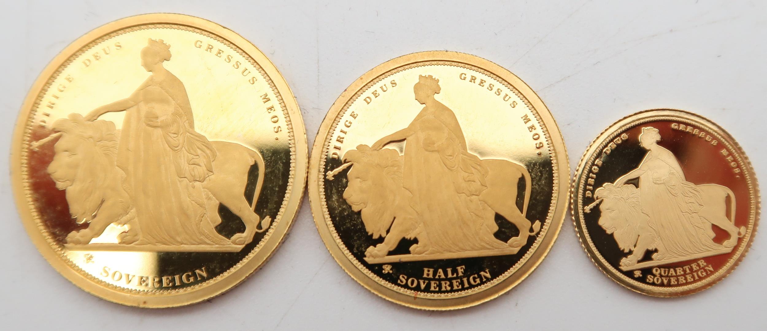 HATTONS OF LONDON The 2019 Queen Victoria 200th Anniversary 24 Carat Gold Prestige Sovereign Set - Image 3 of 3