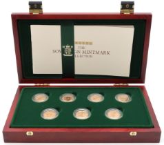 THE ROYAL MINT The Sovereign Mintmark Collection of Seven Sovereigns from George V Number 134/958