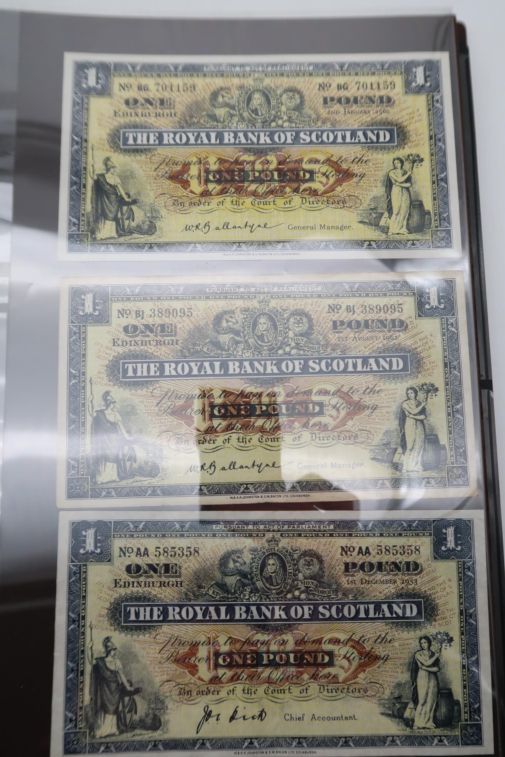 The Royal Bank of Scotland  a collection of banknotes to include specimen examples all denominations - Image 4 of 17