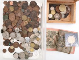 A worldwide collection of coins to include medallions and tokens Condition Report:Available upon