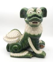 A large pottery Chinese Fo dog Condition Report:Available upon request