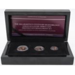 TRISTAN DA CUNHA Elizabeth II gold proof three-coin set 2018 'Armistice Centenary Remembrance Gold