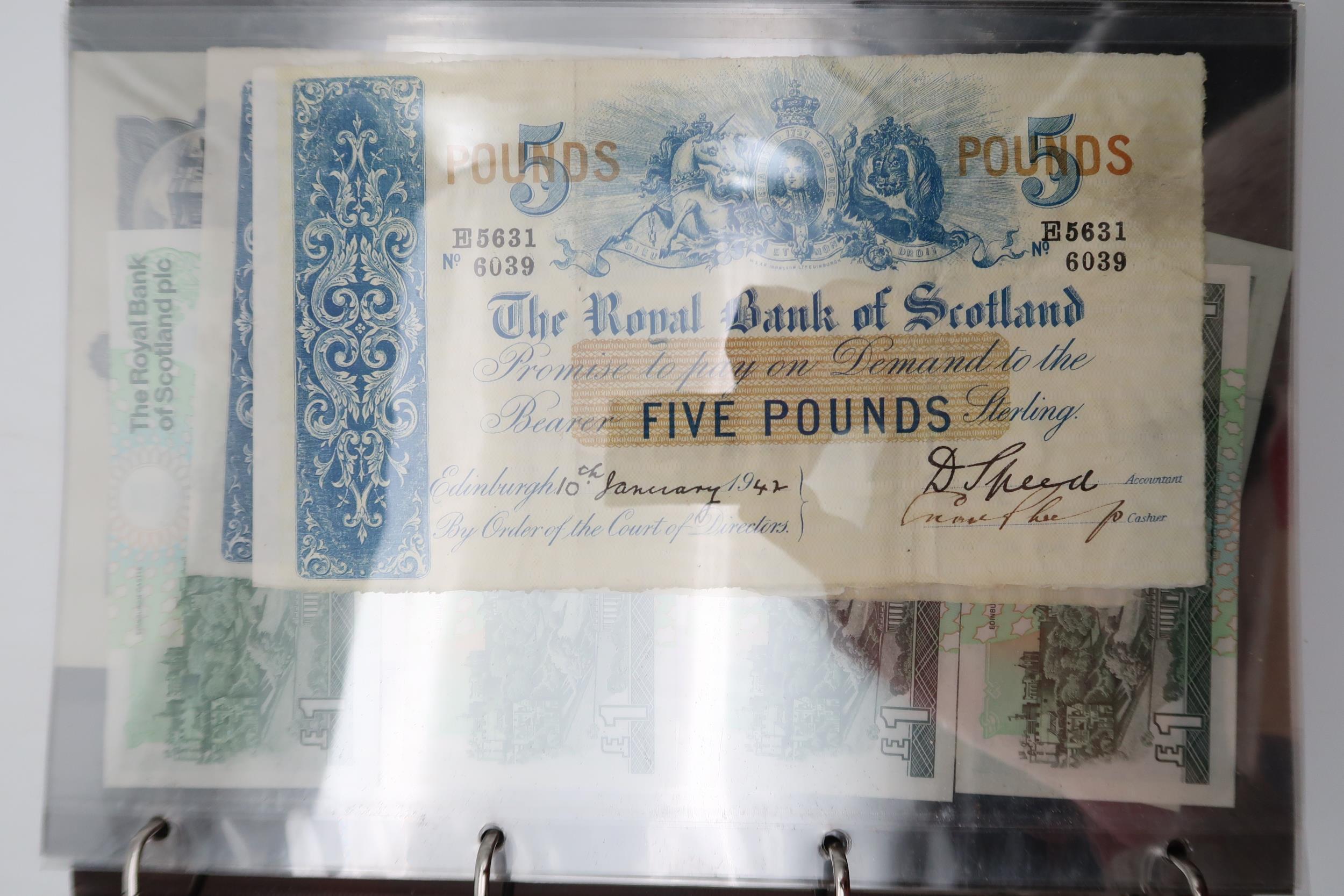 The Royal Bank of Scotland  a collection of banknotes to include specimen examples all denominations - Image 2 of 17