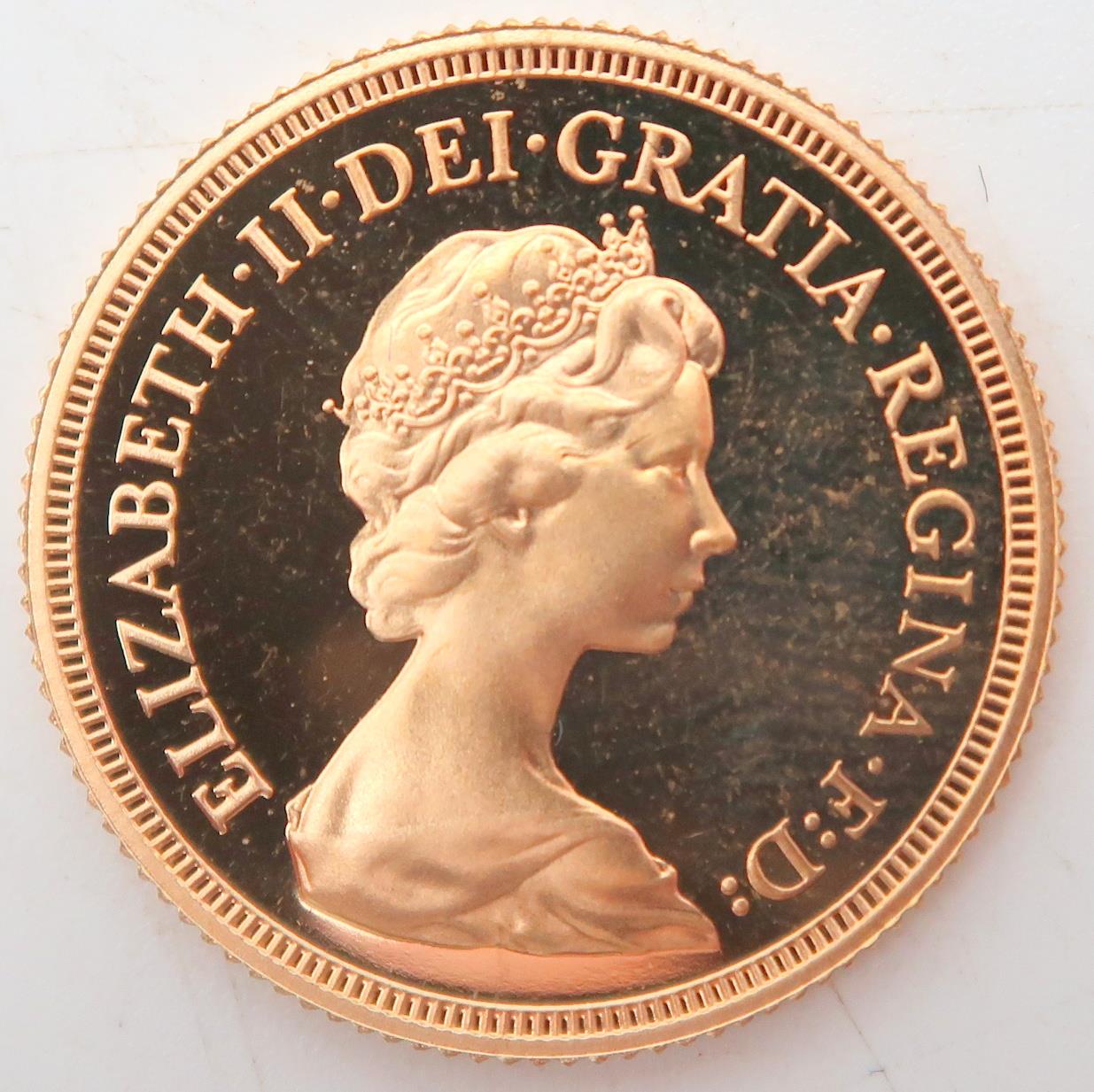 Elizabeth II (1952-2022) 1 Sovereign 1979 Obverse second crowned portrait of HM Queen Elizabeth II