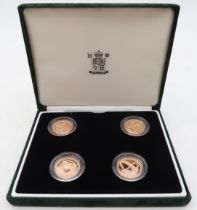 ROYAL MINT Gold Proof One Pound Coin Set of Four 2004 Forth Rail Bridge 19.63 grams 22.5mm Ø, 2005