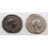 Severus Alexander (Marcus Aurelius Severus Alexander) (222-235) 1 Denarius SEAR 2120 Obverse bust of
