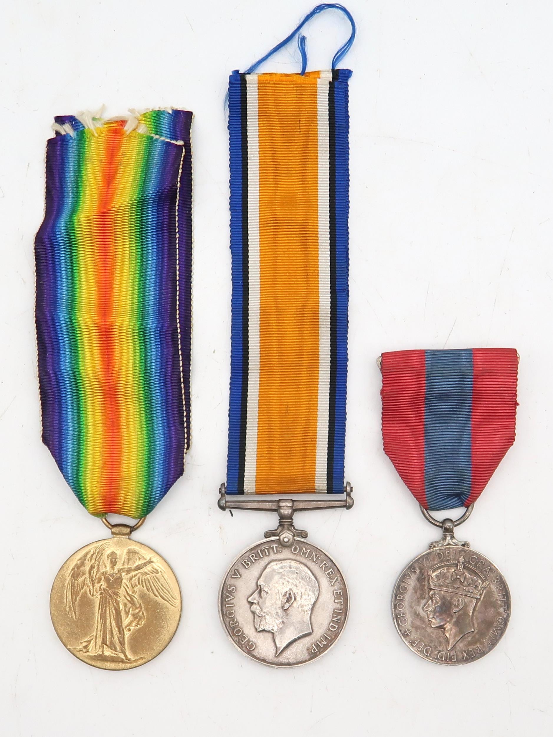 A WW1 British War Medal/Victory Medal pair awarded to 45870 Pte. J. Baird, together with a