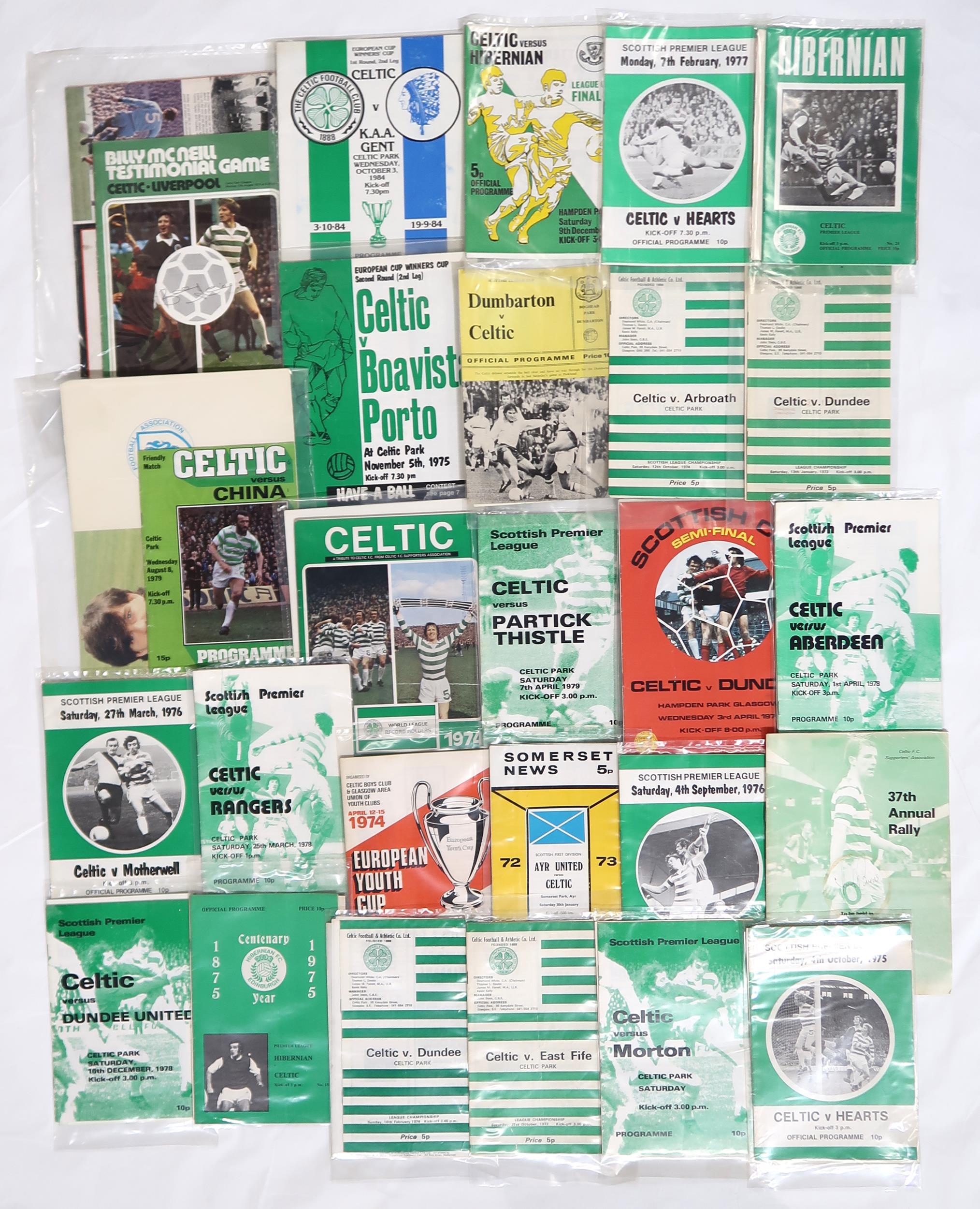 An extensive collection of Celtic F.C. match programmes, ranging in date from the 1970s-1990s, - Image 3 of 5