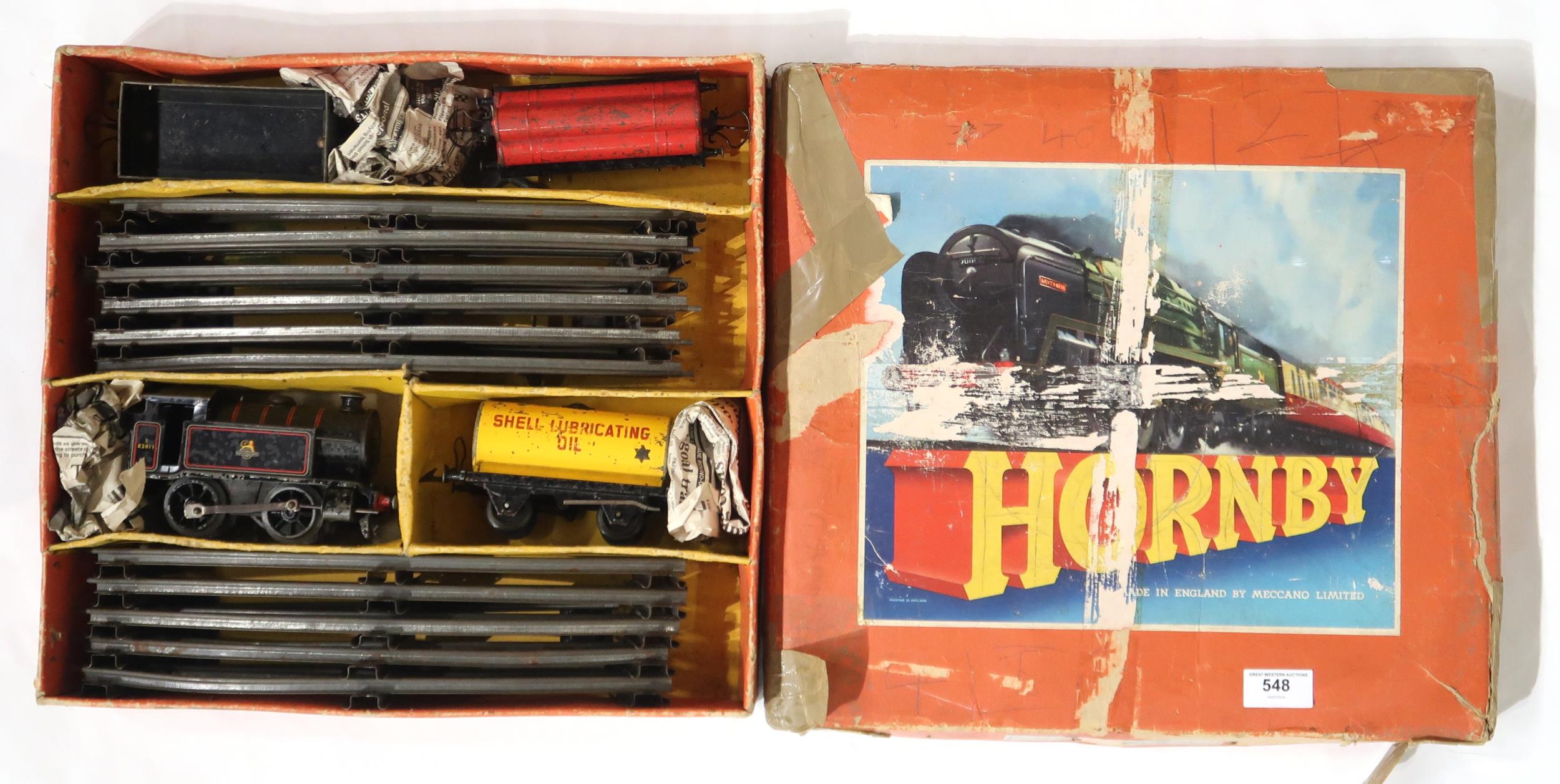 A boxed Hornby 0-gauge clockwork train set, together with a small assortment of N-gauge model - Image 2 of 3