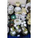 A Paragon Springtime coffee set, Bavarian harlequin set, and other items Condition Report:No