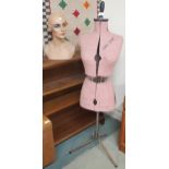 A mid 20th century "Stockman British made Chil-Daw" dressmaker mannequin, 150cm high and a 20th