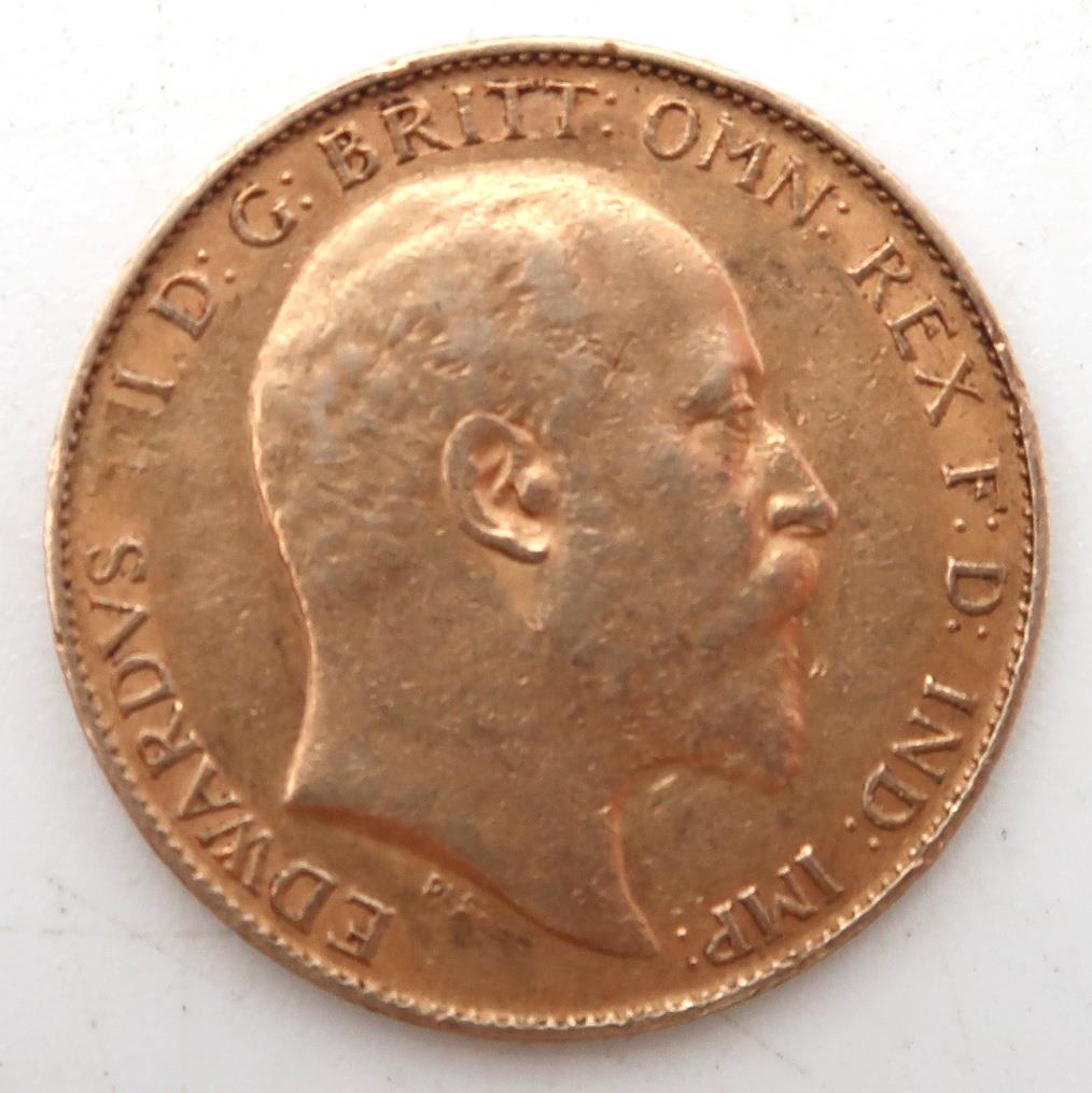 EDWARD VII ½ Sovereign 1903 Obverse portrait of King Edward VII facing right legend around