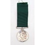 A Victorian Volunteer Long Service Medal awarded to Cr. St. J. Ogilvie, 2nd Volunteer Battalion,