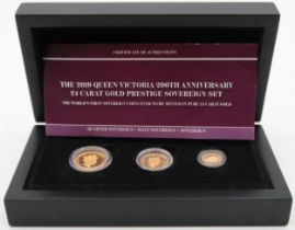HATTONS OF LONDON The 2019 Queen Victoria 200th Anniversary 24 Carat Gold Prestige Sovereign Set