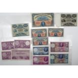 The Commercial Bank of Scotland Ltd a collection of banknotes to include £1 Edinburgh 2nd January