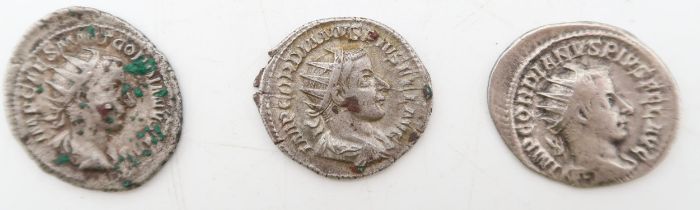 GORDIAN III (Marcus Antonius Gordianus) (238-244) SEARS 2337  Obverse Gordian III radiate draped