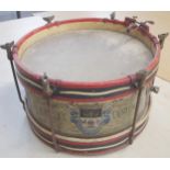 A parade marching drum with a rustic string snare Condition Report:Available upon request