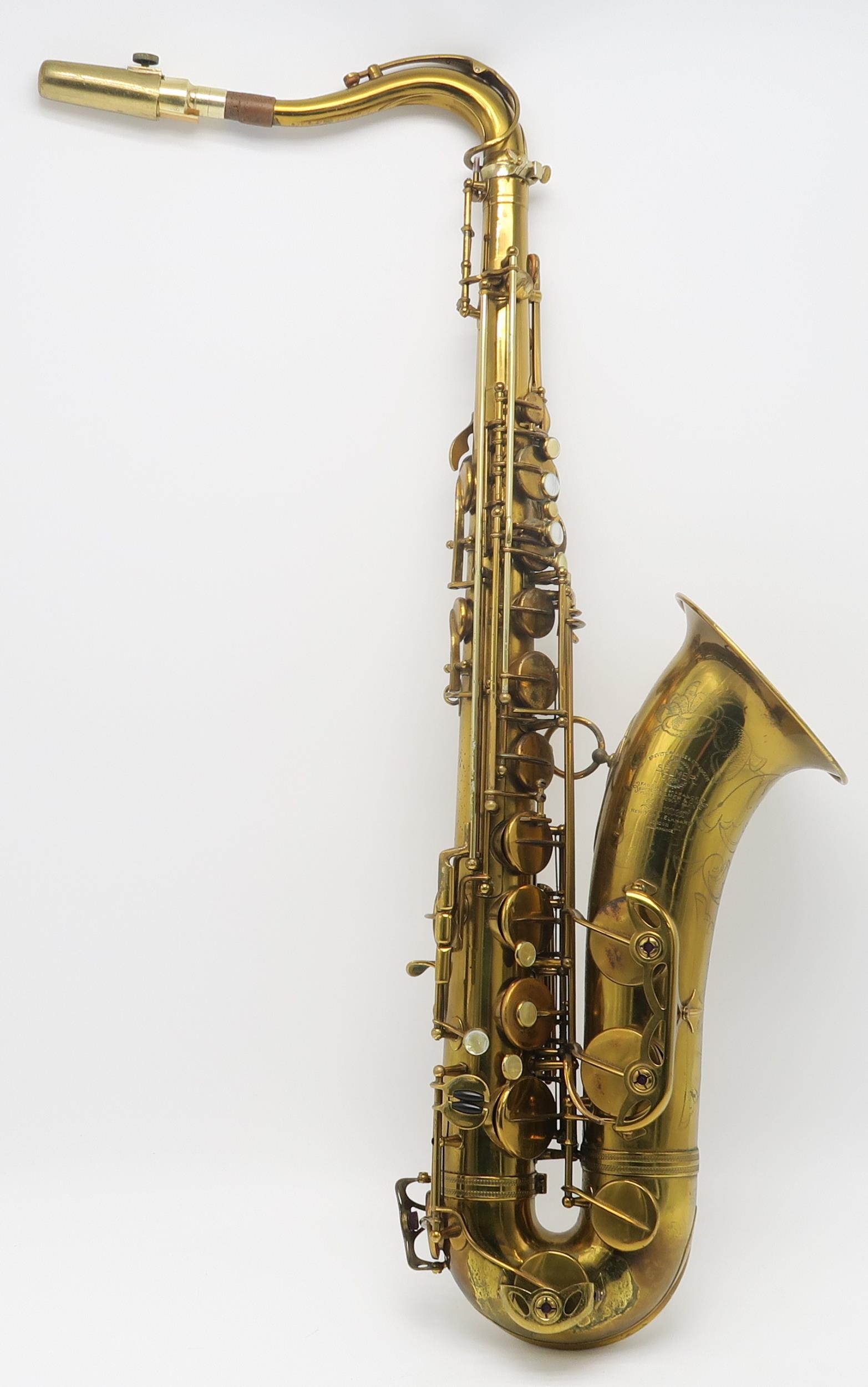 SELMER a Selmer Mark VI saxophone serial number M60086 no serial number to the crook with an Otto