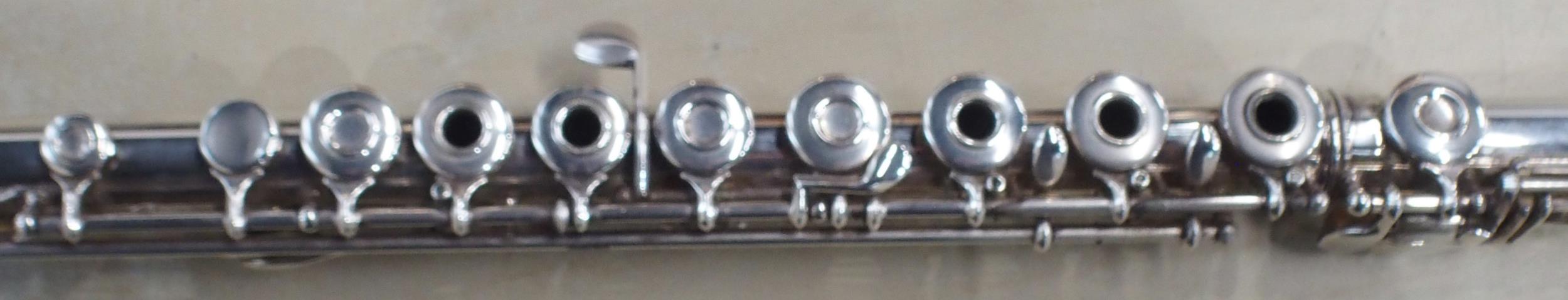 Gemeinhardt Model M3 Open-Hole Flute Silver serial number 348456 with Gemeinhardt fitted case - Image 4 of 6