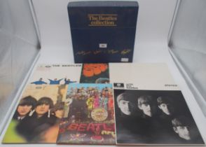 VINYL RECORDS The Beatles ?– The Beatles Collection 13 LP box set with posters  Condition Report: