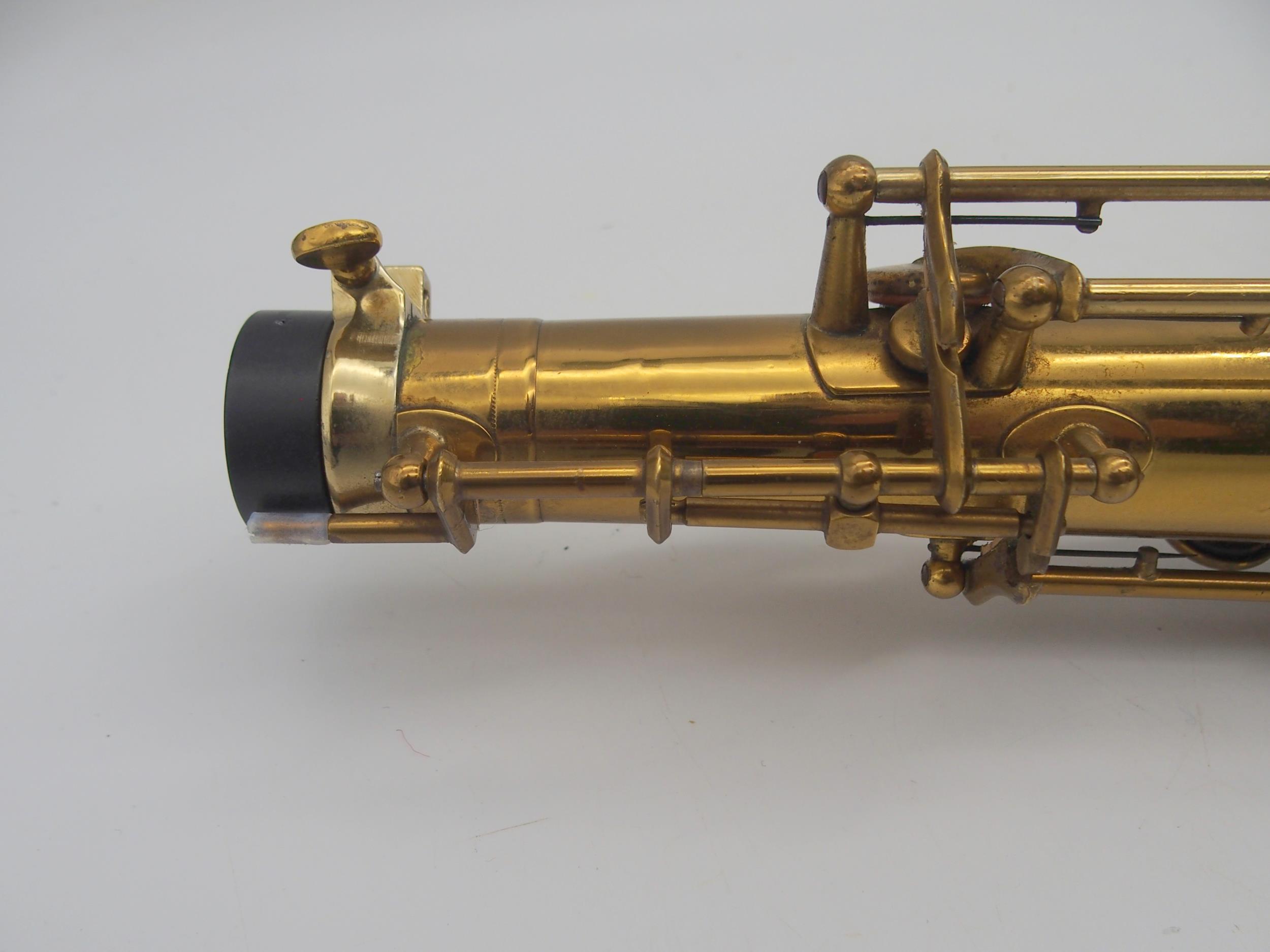 **WITHDRAWN** Pennsylvania Special Baritone Saxophone serial number 261180 engraved "Pensyl - Image 19 of 33