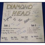 DIAMOND HEAD a collection of rare vinyl releases to include "The White Album", early Fan Club