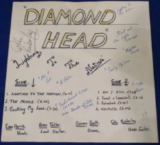 DIAMOND HEAD a collection of rare vinyl releases to include "The White Album", early Fan Club