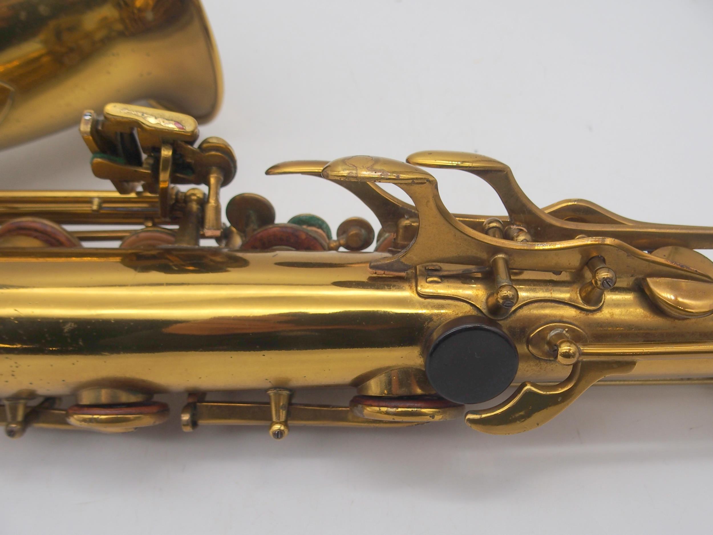 **WITHDRAWN** Pennsylvania Special Baritone Saxophone serial number 261180 engraved "Pensyl - Image 24 of 33