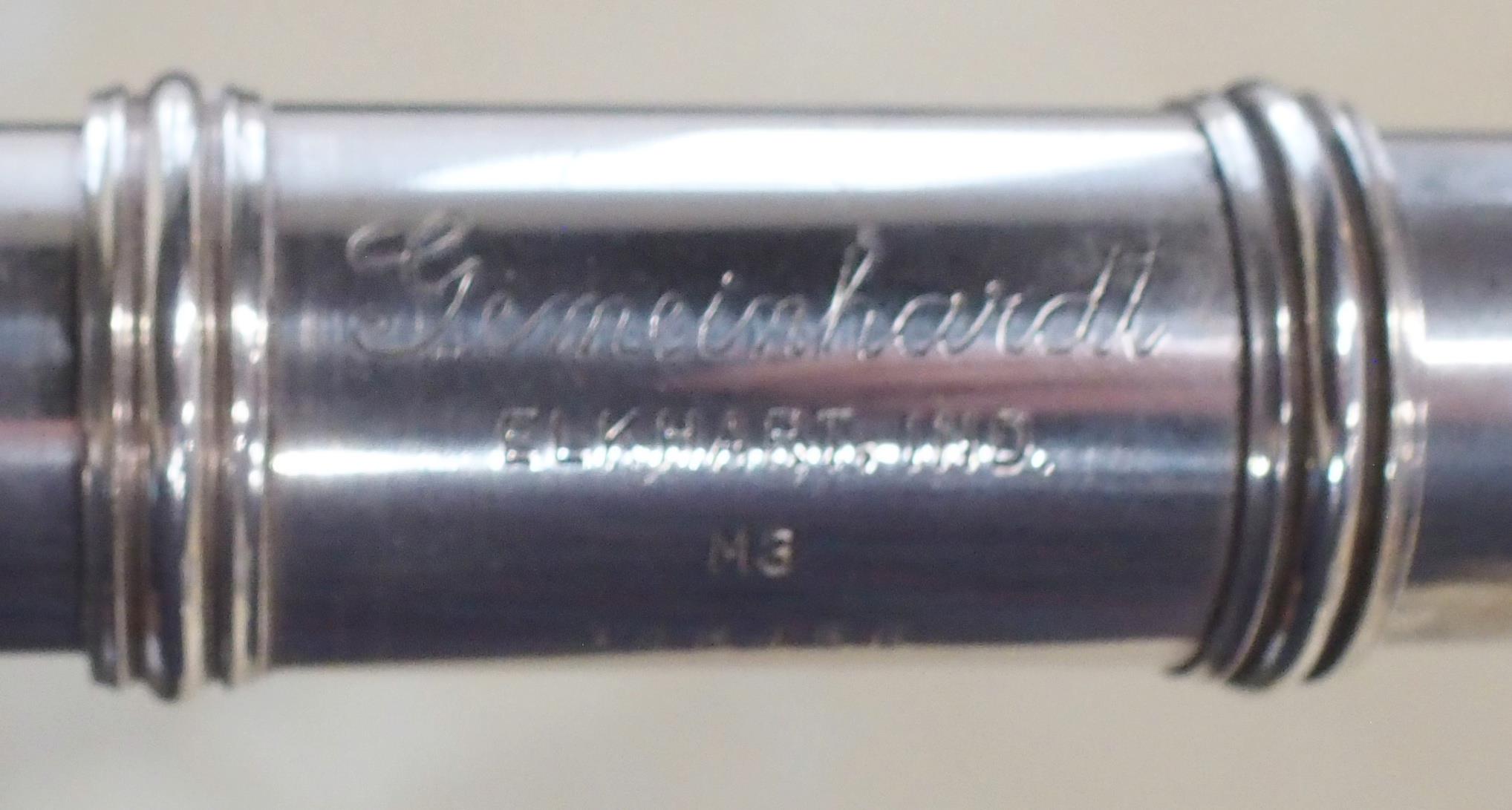 Gemeinhardt Model M3 Open-Hole Flute Silver serial number 348456 with Gemeinhardt fitted case - Image 6 of 6