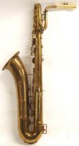 **WITHDRAWN** Pennsylvania Special Baritone Saxophone serial number 261180 engraved "Pensyl