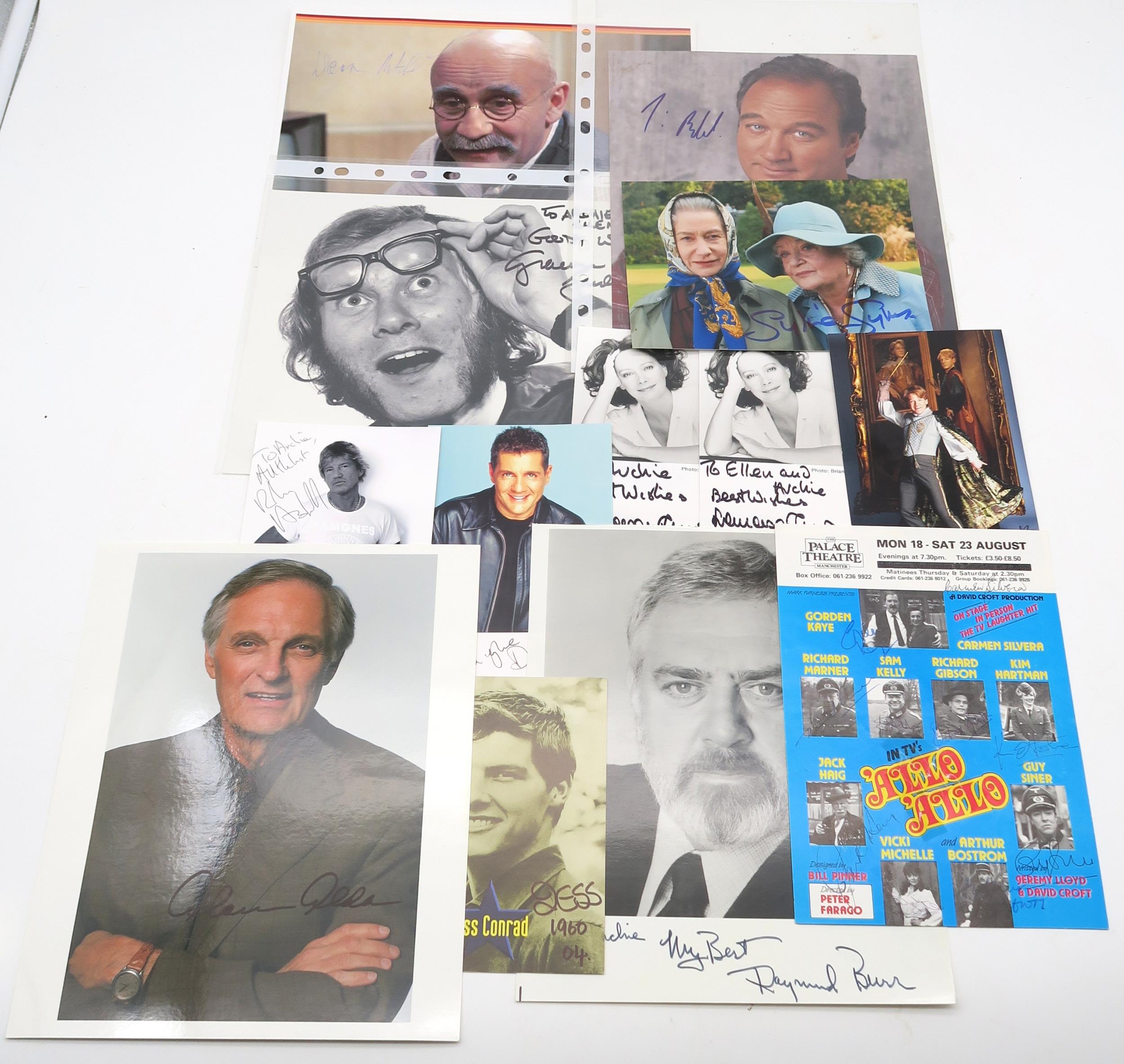 AUTOGRAPHS A large and varied collection of signed photographs, to include many stars of British - Image 5 of 10