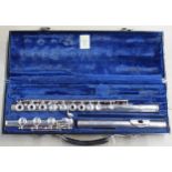 Gemeinhardt Model M3 Open-Hole Flute Silver serial number 348456 with Gemeinhardt fitted case