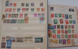 A collection of worldwide stamps in five albums  Condition Report:Available upon request
