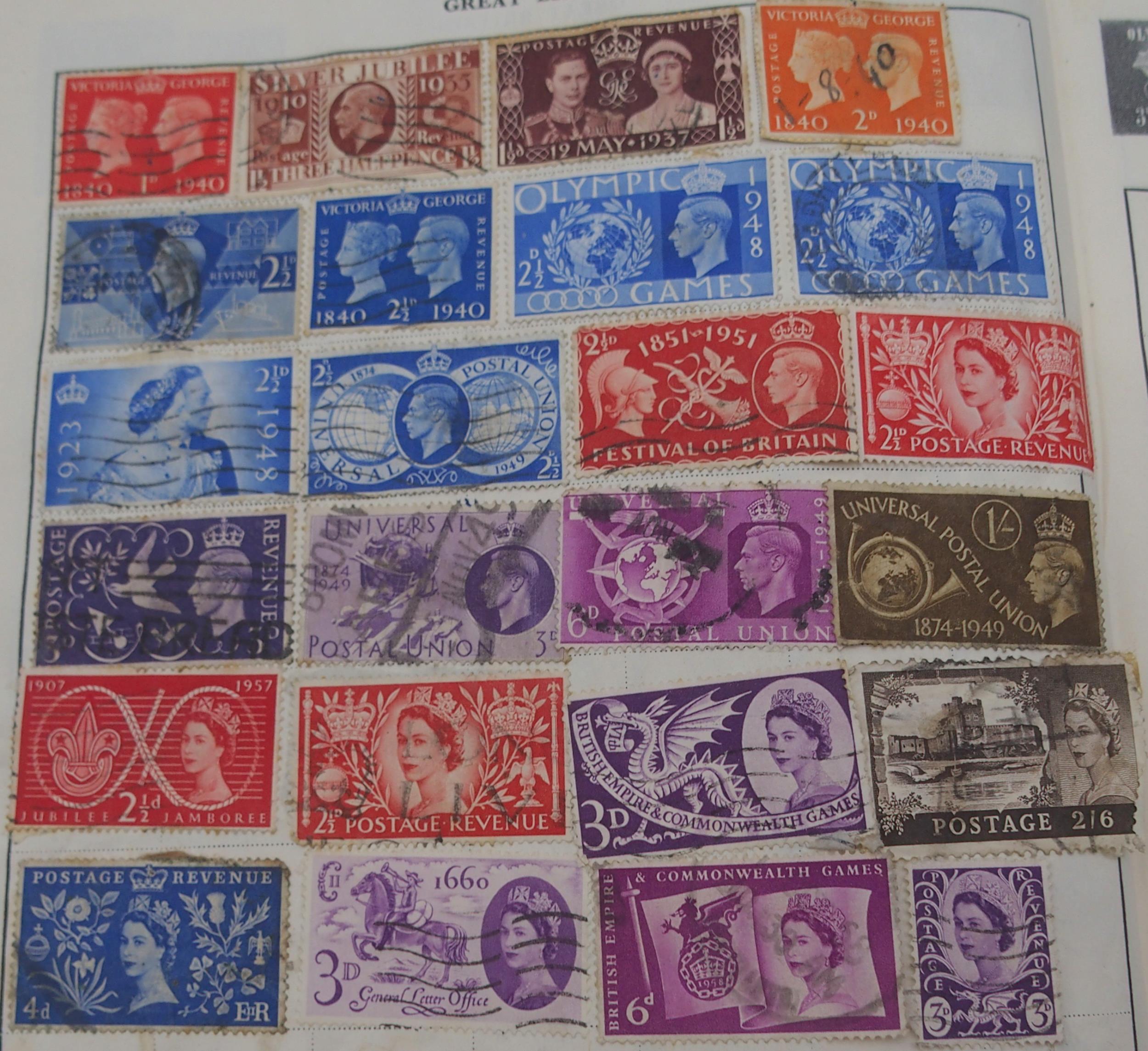 A lot comprising worldwide stamps in three albums Condition Report:Available upon request - Image 4 of 4