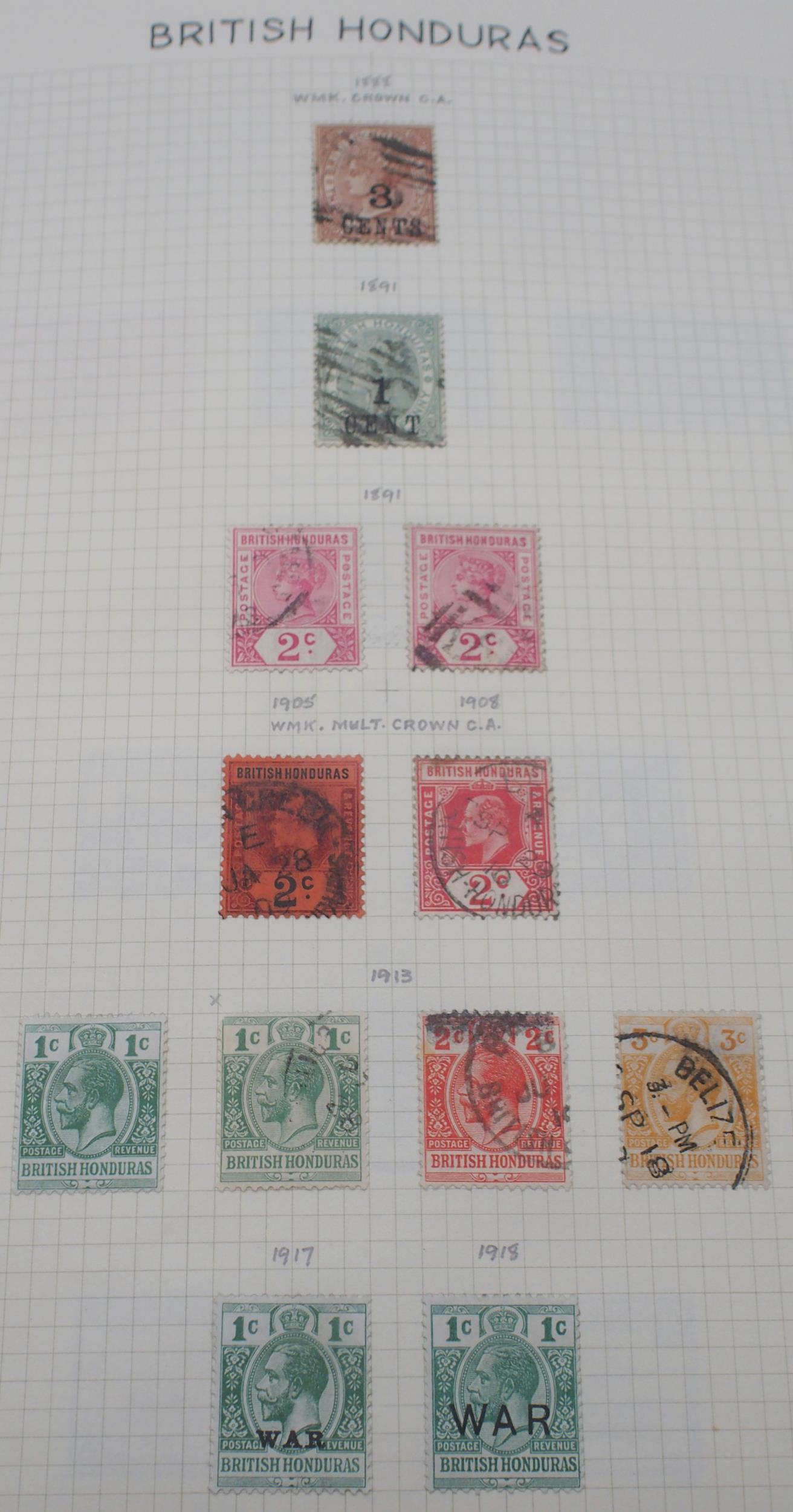 British Colonies and Protectorate stamps in a Stanley Gibbons Devon Stamp Album from 1867 Heligoland - Image 14 of 39