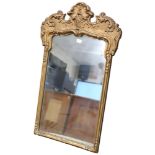 A 20th century gilt framed wall mirror, 43cm wide x 69cm high Condition Report:Available upon