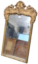 A 20th century gilt framed wall mirror, 43cm wide x 69cm high Condition Report:Available upon