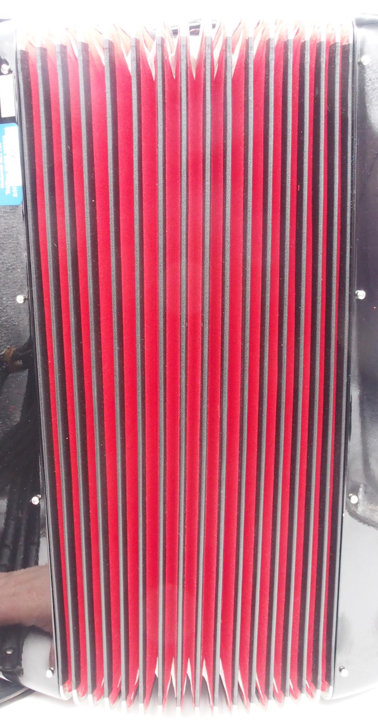 A Cavognolo Odysee reedless 120 bass 41 key piano accordion serial number 45602 together with a - Image 7 of 7