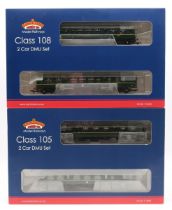 Bachmann Branch-Line 00-gauge 31-326 Class 105 Two Car DMU BR Green with Speed Whiskers and 32-