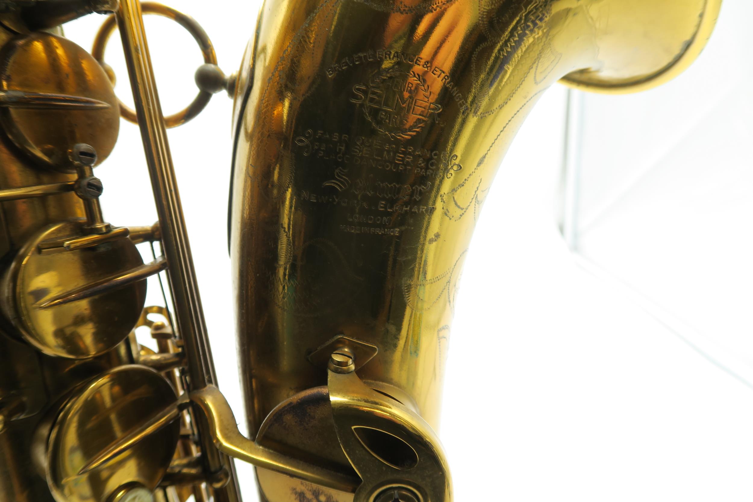 SELMER a Selmer Mark VI saxophone serial number M60086 no serial number to the crook with an Otto - Image 9 of 11