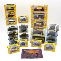 A small collection of boxed 1:76-scale/00-gauge motor vehicles, by Pocketbond Classix and Oxford