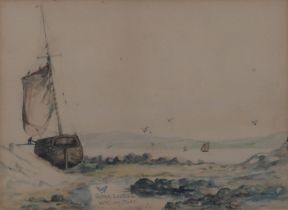 A VARIOUS LOT   Comprising Etchings by Will D. Fletcher and others, watercolours by Sanderson and '