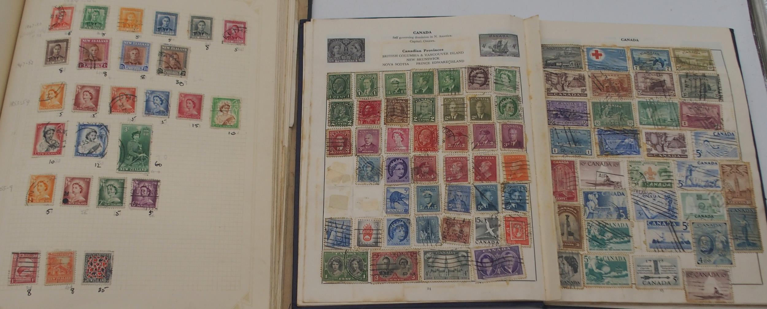 A lot comprising worldwide stamps in three albums Condition Report:Available upon request - Image 2 of 4