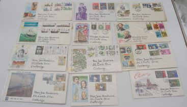 A collection of first day covers dating from 18 August 1966 "England World Champions" together