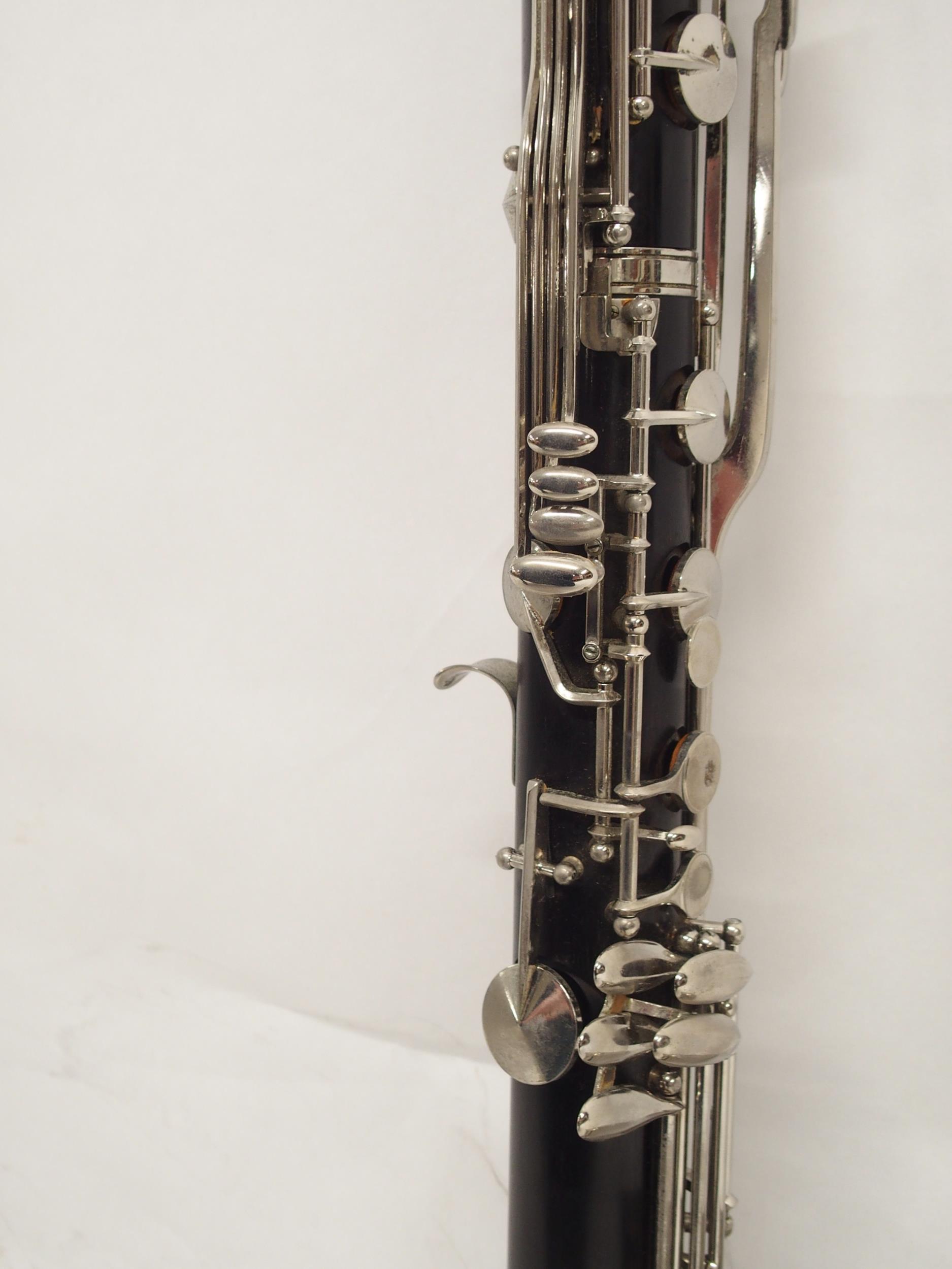 NOBLET PARIS GRENADILLA WOOD BASS CLARINET serial number 10861  Condition Report:Available upon - Image 5 of 10