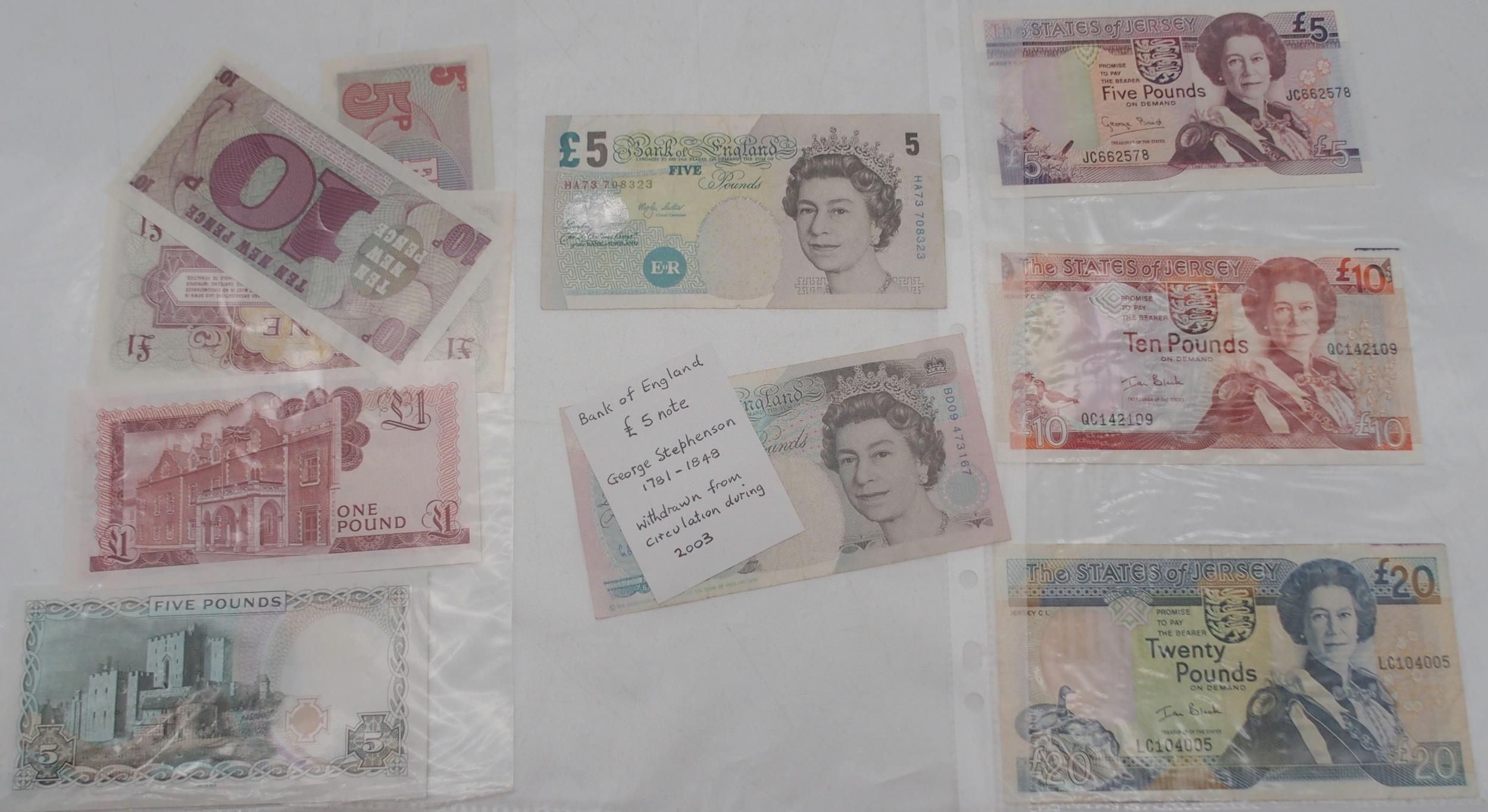 Great Britain and Northern Ireland, The Chanel Islands a collection of mostly British banknotes with - Image 4 of 4