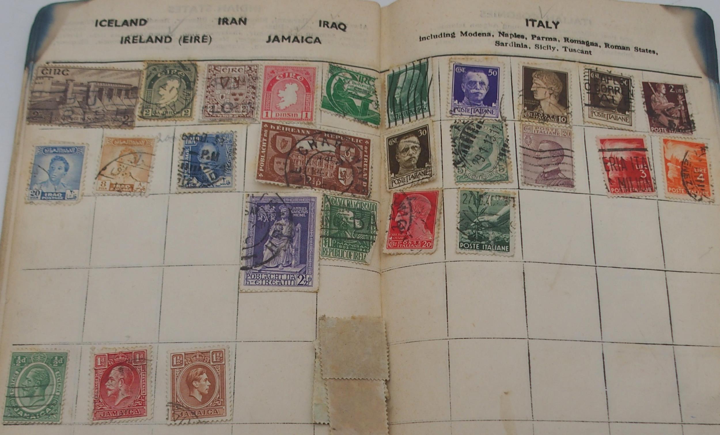 Various worldwide stamps in three mini albums  Condition Report:Available upon request - Image 2 of 2