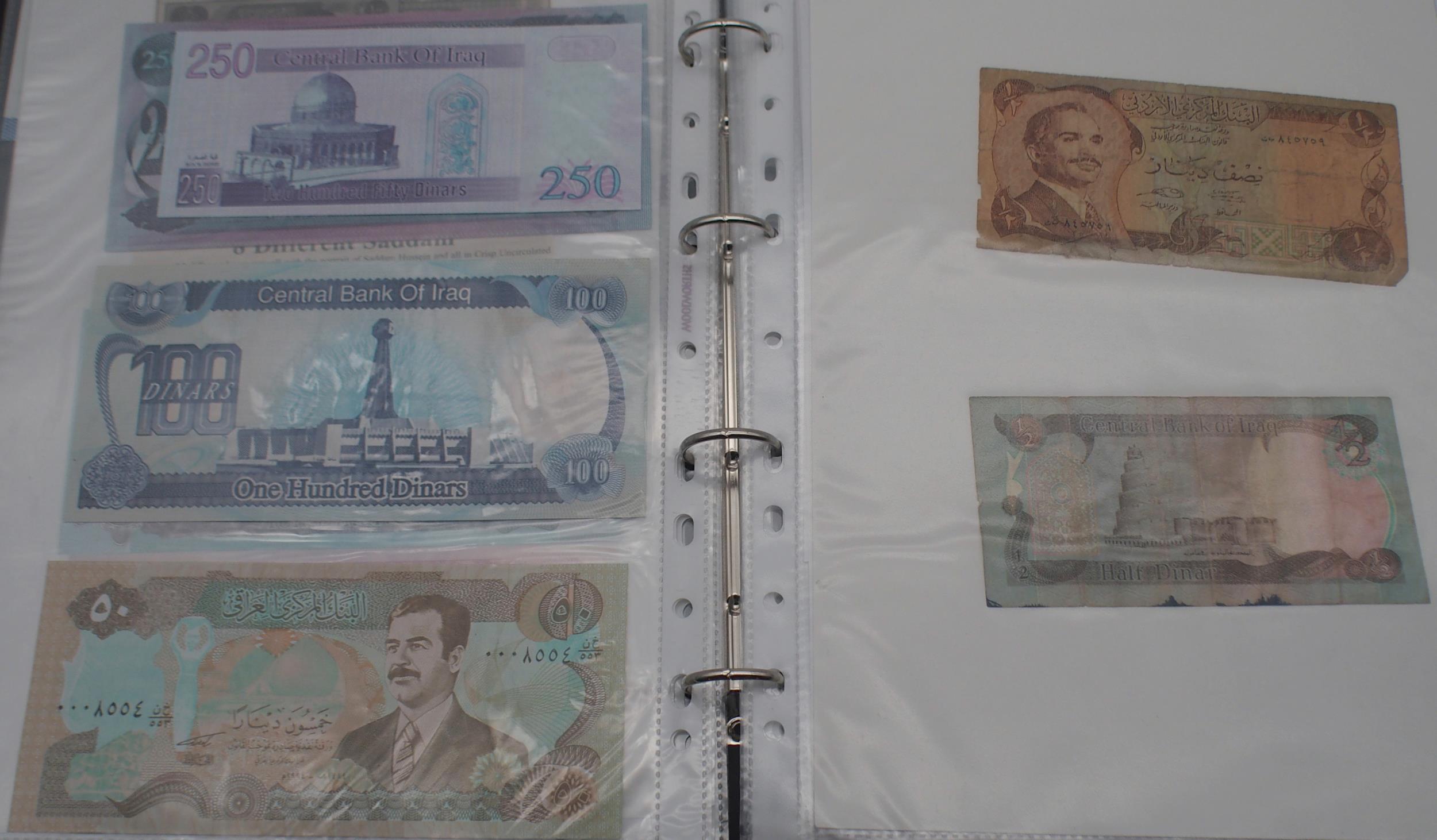 A collection of worldwide banknotes with examples from North Korea, Iraq, Syria, The Islamic - Image 3 of 11